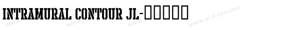Intramural Contour JL字体转换
